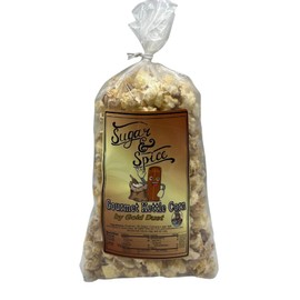Gold Dust Kettle Corn | Cinnamon and Sugar Kettle Corn | Cinnamon Toast Flavor | Sweet and Salty | Non GMO | Gluten Free | Fresh Popped Popcorn | Nebraska Popcorn | 2 oz bag