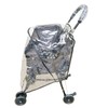 GeKLok Dog Stroller Rain Cover Foldable Waterproof Transparent with Side