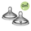 Tommee Tippee Closer to Nature Slow Flow Teats (0m+) 2pcs