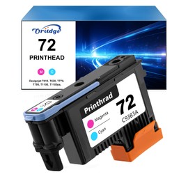 72 Printhead Remplacement Replacement for HP 72 Printhead C9383A for HP Designjet T600 T610 T620 T770 T795 T790 T1100 T1120 T1200 T1300 T2300 (Magenta/Cyan)