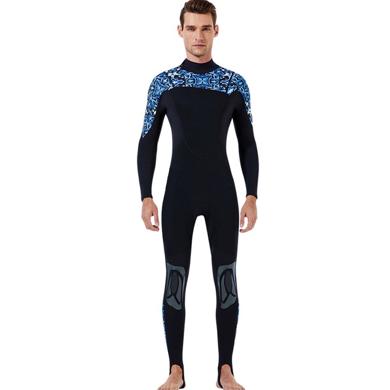 1.5MM Diving One Piece Swimsuit Sunscreen Long Sleeve for Snorkeling