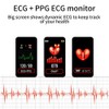 E88 Smart Sports Bracelet Healthy Step Count Multifunction Electrocardio Temperature