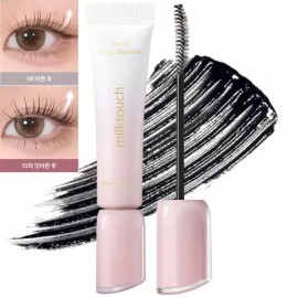 Milktouch 밀크터치 롱 마스카라 24시간 지속 강력 롱래쉬 아이코닉 아이 메이크업 1개 Milk Touch Long Mascara 24H Long Lasting Iconic Eye Makeup