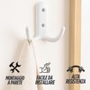 bricoleva.it Wall Coat Hooks for Coats, Hats and Bags -