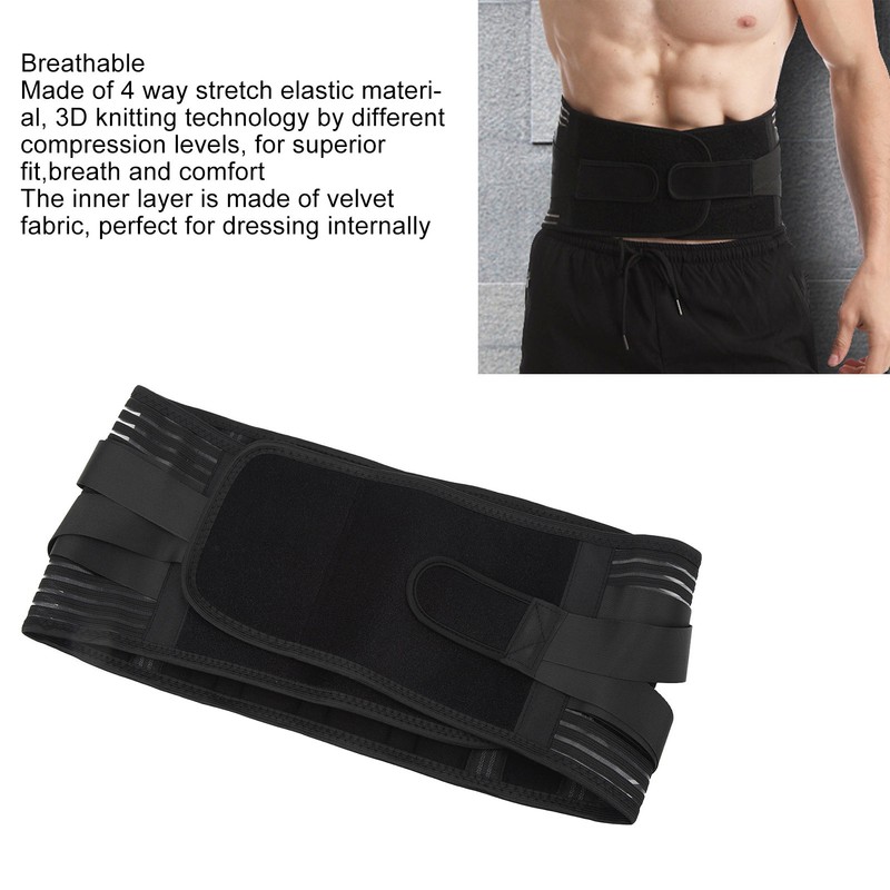 Back Braces for Lower Back Breathable Lumbar Support Belt with