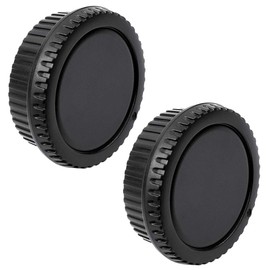 Fotover Kamera Gehäusedeckel Hinten Objektivdeckel Ersatz Set kompatibel mit Alle Canon EOS EF Mount DSLR Kameras 6D Mark II 5D Mark IV EOS 200D 60D 80D 70D 5Ds R 5D Mark III 600D,2 Sets