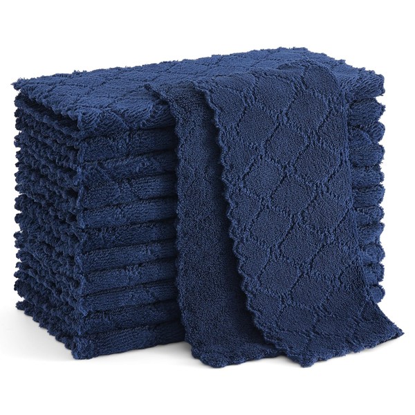 smiry Mricrofiber Cleaning Cloths, 12 Pack Extra Soft and Absorbent