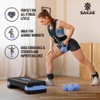 SAKAE Blue Exercise Step Platform Set with Ankle Weights &