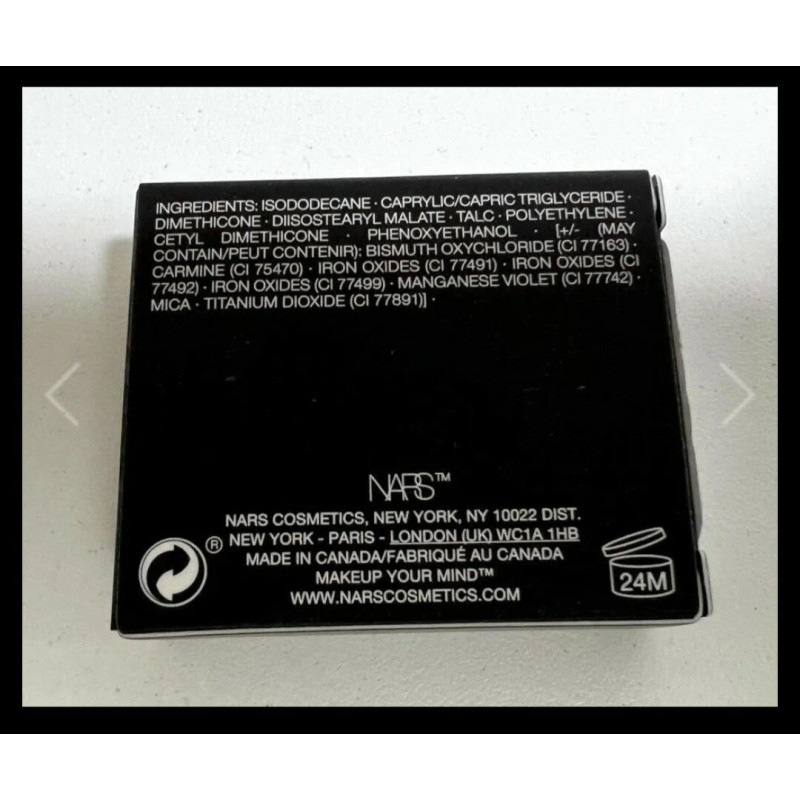 Eyeshadow (2) Nars Hardwired Eyeshadow Pointe Noire #5343