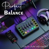 IXTECH Gaming Audio Mixer 4 Channel Soundboard, Streaming RGB PC