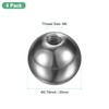 M METERXITY 4Pcs Threaded Ball Nut Knobs, M6x20mm 304 Stainless