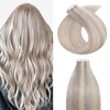 20 + 40 Pieces Real Hair Tape Extensions