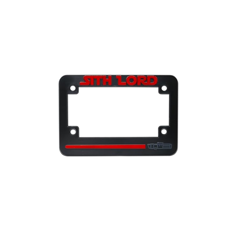 LP Frameworks Sith Lord 3D Raised License Plate Frame |