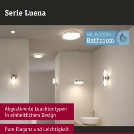 Paulmann 71079 recessed luminaire Selection Bathroom Luena IP65 GU10 230V max. 35W dimmable White recessed Spotlight Bathroom luminaire