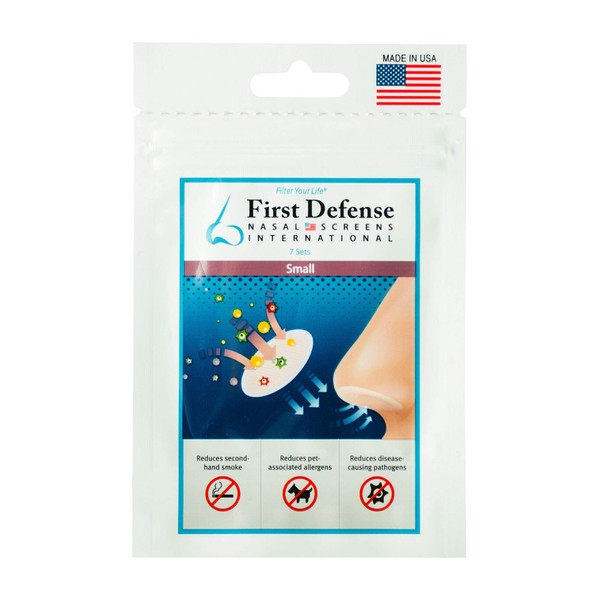 First Defense Nasal Screens Size Small 7 Pack