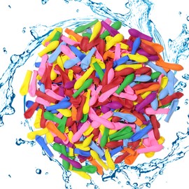 Pack of 1000 Colourful Water Bombs, Self-Closing Water Balloons Set, Quick Fillable Water Bomb, Mini Latex Balloons, Water Bombs Balloons for Boys and Girls, Water Games, Summer Party