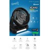 Supersonic Solar Rechargeable Bluetooth Radio + 3-Speed Cooling Fan +