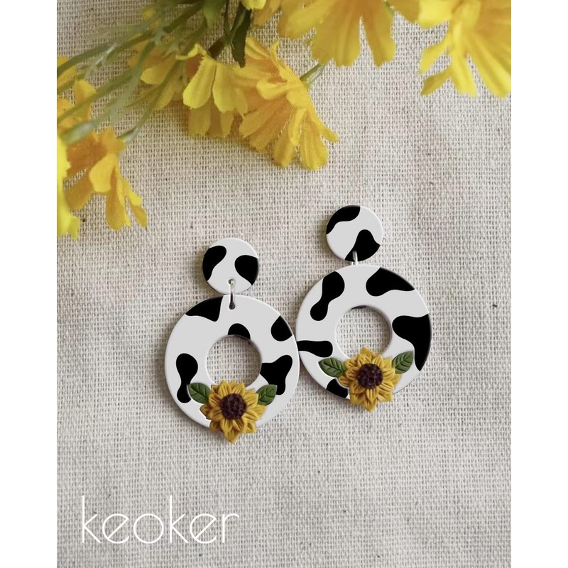 KEOKER Animal Print Silk Screen for Polymer Clay, Snake Pattern