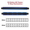 Harmonica Professional Harp Armonica Key of C 24 Hole Polyphony