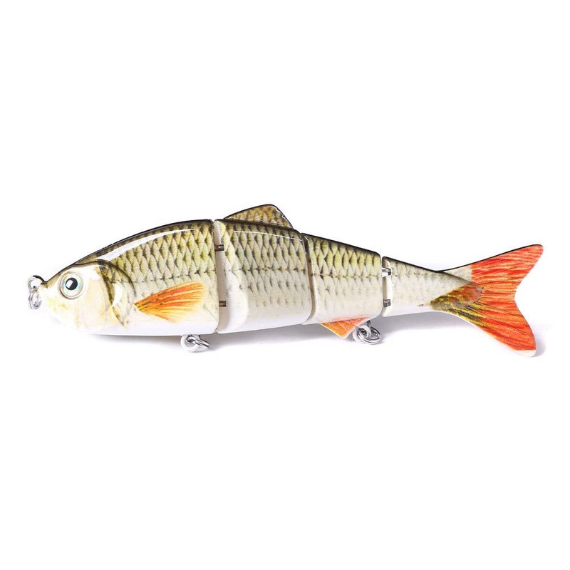 CENPEK 6Pcs Fishing Lures,Multi Jointed Pike Lure,Freshwater Saltwater Sea Fishing