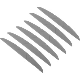 6pcs Car Door Sill Protector Film Cover Anti Scratch Bumper Guard Sticker,Side Door Edge Guards Protector Universal for Car Truck SUV Gray