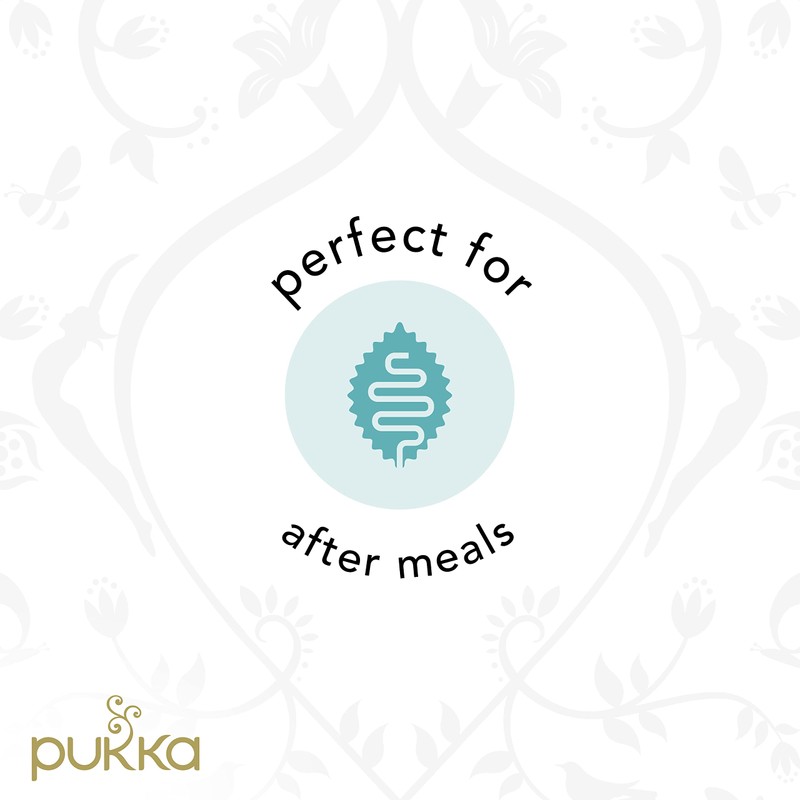 Pukka Herbs | Three Mint Organic Herbal Tea | Spearmint,