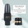 DIIOOMIEEU Saxophone Mouthpiece Kits Replacement Sax Mouthpiece with Ligature and