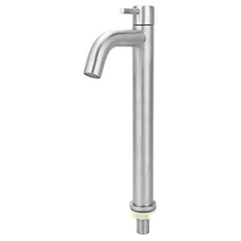 Mezcladora Monomando Para Lavabo, G1/2in Grifo Para Lavabo De BañO Grifo De Agua FríA Individual De Acero Interruptor Ajustable Burbujeador Desmontable Para Cocina De BañO