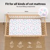 FIEMOL Cot Bed Sheets 140 x 70cm Fitted, 3 Pack