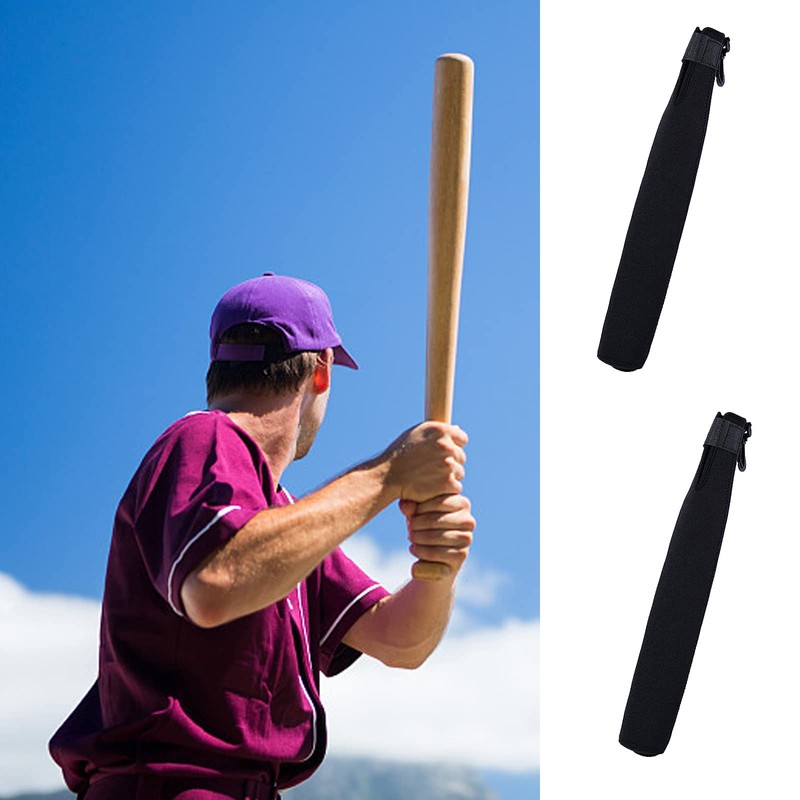 Mebiosi 2 Pcs Baseball Bat Sleeve Softball Bat Sleeve Cover