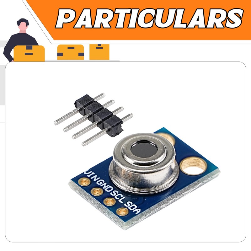 A-DIGISHUO GY-906 MLX90614ESF Infrared Temperature Sensor Module Non-Contact Infrared Temperature
