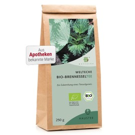 Weltecke Organic Nettle Tea Loose 250 g Freshly Bottled in Germany Made & Controlled Fresh Spicy Aroma Gently Dried Nettle Leaves Loose Herbal Tea