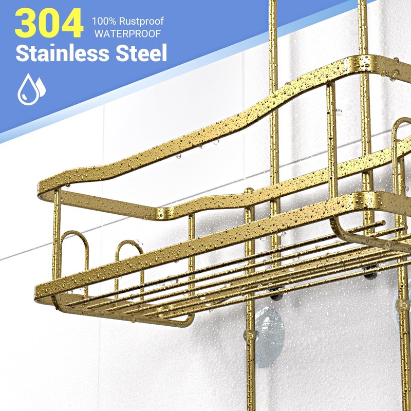 Aitatty Hanging Shower Caddy Bathroom Organizer: Rustproof Shower Shelf Racks