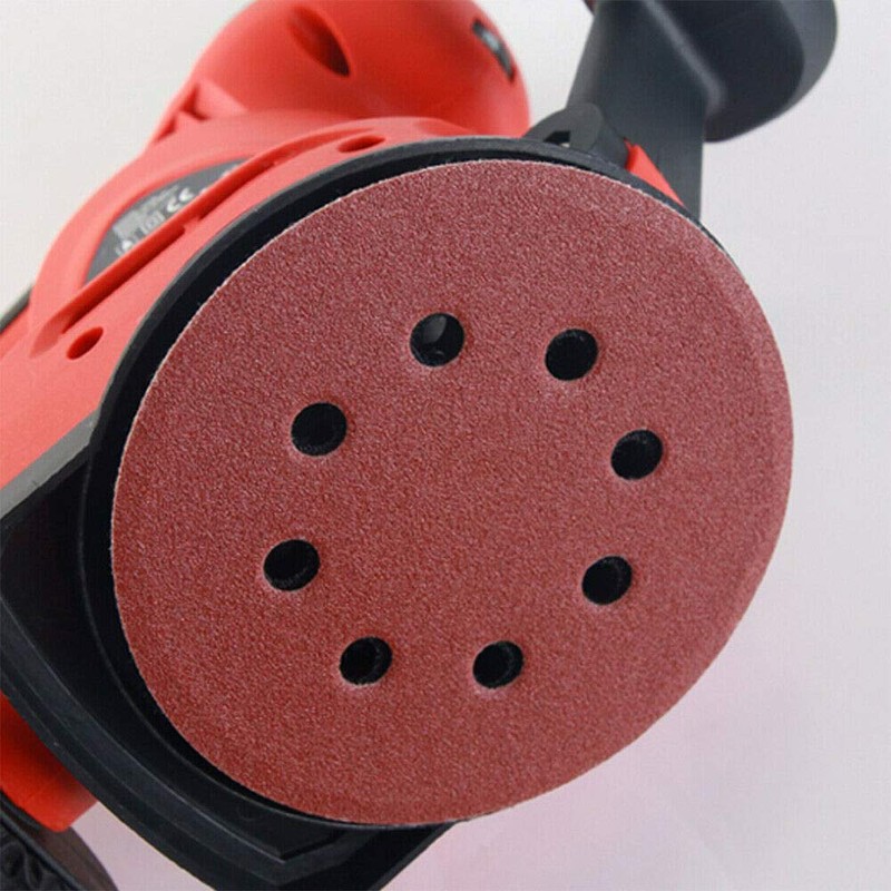 Sanding Discs, POWERTOOL 8-Holes Hook and Loop Sandpaper 125MM Sanding