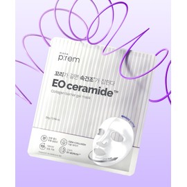 Makeprem E.O. Ceramide Collagen Barrier Gel Mask 1 Box (4 Pieces)
