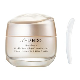 SHISEIDO Benefiance Wrinkle Smoothing Cream Enriched, 1.8 oz (50 g) | Cream & Eye Cream | Floral Green Scent | Dry Small Jiwa Moisturizing | Shiseido