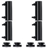 VPZMT Rubber Mounts Support Cushion Hard Saddle Bags for Harley