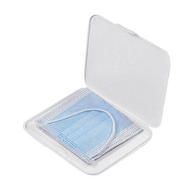 Portable Disposable Mask Storage Case Pouch Holder Cover Green 3ea