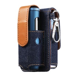 Compatible Glo Hyper Pro Case, Storage for Glow Hyper Pro, PU Leather, Multi-Functional Storage, Shockproof, Anti-Scratch, Anti-Fingerprint, Convenient Opening and Closing, dark blue denim, Fashion