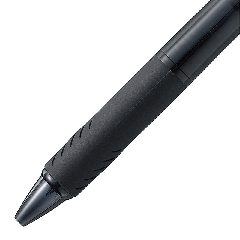 Mitsubishi Pencil Tri-Color Ballpoint Pen, Jetstream 0.38, Transparent Black, Easy