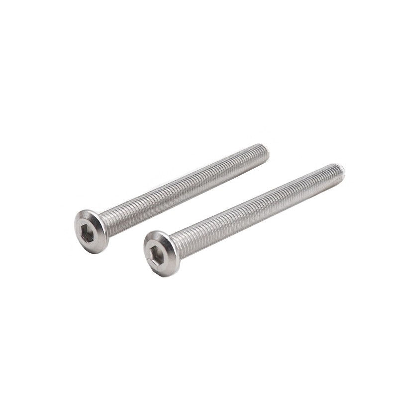 binifiMux - 6 tornillos de conexión para muebles, acero inoxidable