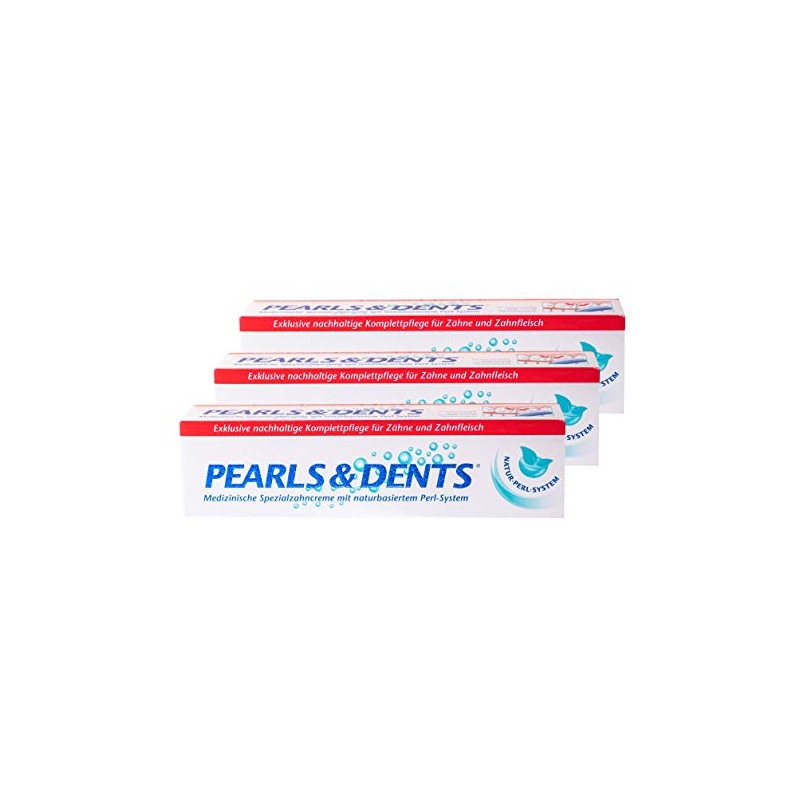 3 x Pearls & Dents toothpaste, 100 ml, special toothpaste