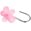 SIMPLE CLEVER HOMES 365 Cute Flower Shower Curtain Hooks, Glow