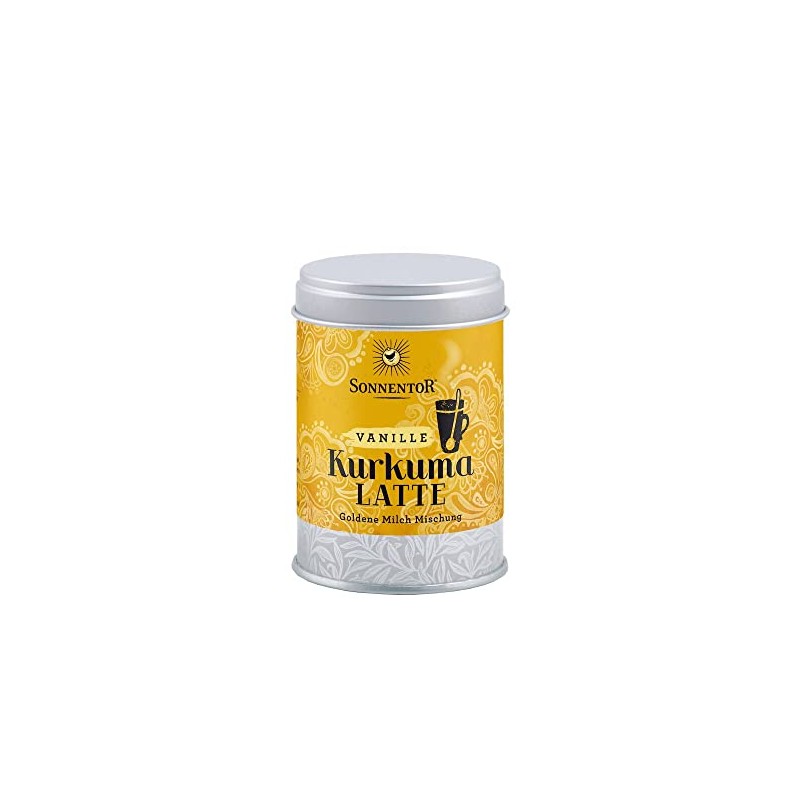 Sonnentor Organic Turmeric Latte Vanilla (6 x 60 g)
