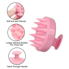 SinChic Haarfärbebürste Flasche,Kopfhaut Massagebürste + Haaröl Applikator Haarfärbemittel Pinsel Flasche Shampoo Bürste Applikator Bürstenspitze Werkzeuge Hair Oil