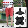 BigAlex Folding Walking Cane with Two Led Lights for Elderly