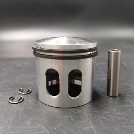 CDHPOWER 2PCS YD100 Windowed Piston Set 50mmx40mm - Gas Motorized Bicycle 100cc