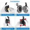 Geekria QuickFit Protein Leather Replacement Ear Pads for SkullCandy Crusher