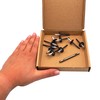 SKIR'CO Pack of 10 Large Flange Aluminium Blind Rivets 4.8