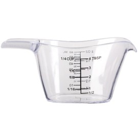 DOTINGHUX® 2 Oz Measuring Cup, 1/4 Cup Acrylic Measuring Cups, Clear